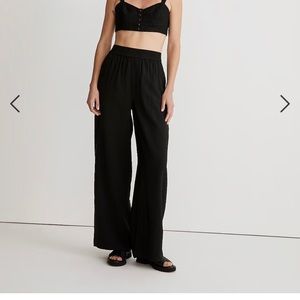 Madewell The Tall Carley Wide-Leg Pant in Softdrape size LT